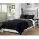 C3pbg5173 Ffg Bedroom Full Queen 3 Piece Black Grey Down Alternative Reversible Comforter Set