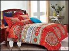 C7dbgy Linen Cotton Bohemian Comforter Set Soft Microfiber Hypoallergenic 0724754890532