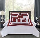 C91002rdk Wonder Home Constance Hotel Comforter Set King 810092031444