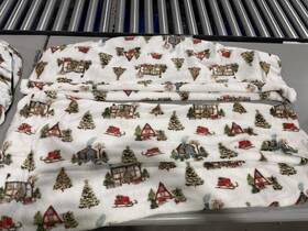 Calk-comfort-4p-white Cal King Elegant Comfort 4-piece Holiday Christmas Velvet Plush Flannel - White