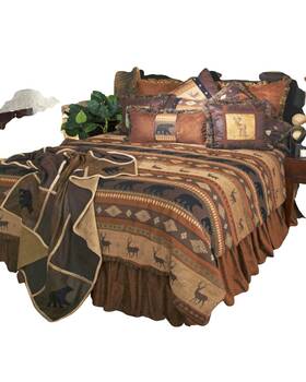 Jb4141 Carstens Home Autumn Trails Queen Bedding Set - 5 Piece