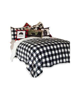 Jp800 Carstens Home Lumberjack Plaid Print Twin Bedding Set -