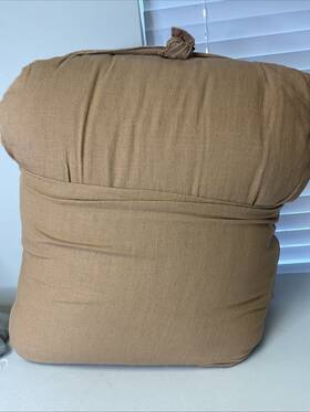 Casaluna 198420264321 Heavyweight Linen Blend Comforter Set King/cal Warm Brown