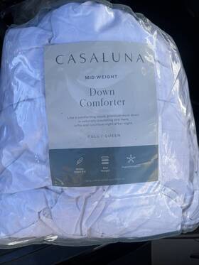 78306228 Casaluna Premium Down Comforter Hypoallergenic 260tc - All Season Full/queen