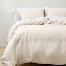 81120893 Casaluna 3-piece Duvet Cover Set Hemp Oeko-tex Made In Green Natural King