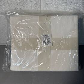 82866123 Casaluna 3pc Full/queen Lyocell Cotton Blend Duvet And Sham Set White -