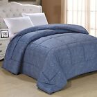 Comin18ju074214 Cathay Home All Season Extra Soft Down Alternative Twin Comforter Dark Indigo