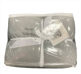 108620kinggrey Cathay Home Inc. Bedding Set Comfy And Cozy Ultra Soft Pinch Pleat 3-piece Gray King