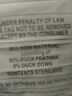 Cf001q Whatsbedding Cotton Comforter White With Duck Down And Feathers Twin