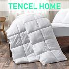 Cf002t Whatsbedding White Cotton Comforter Twin Size Tencel Content 653391488249