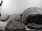 Cf03285-gray-k Rochelle Piece Pinched Pleat Gray Comforter Set King
