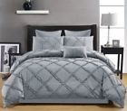 Cf03391-dustblue King Linen 7 Piece