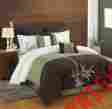 Cf14136-q None 8 Piece Bamboo Embroidered Comforter Set Queen Size