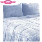 Cffq10-m.blu Newpoint Corporation Corduroy Queen Comforter Mini Set Mineral 0813140010910