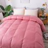 Cfi001k Whatsbedding Cotton Down Comforter Pink Goose Duck And 689828198764