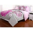 Cfleahtxl85gry Keeco Piece Leah Reversible Bed In Bag Bedding 688933583496