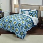 Cfsbt1608blgr9092 Rizzy Home Sea Glass Comforter Set Blue Queen 844353622812