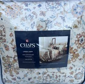 Chaps Home 400382416022 New Linden Creek Ralph Lauren King 3 Piece Comforter Set Rare Htf