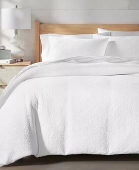Charter Club 194137089844 Lattice Medallion Comforter Set King White Msrp 335