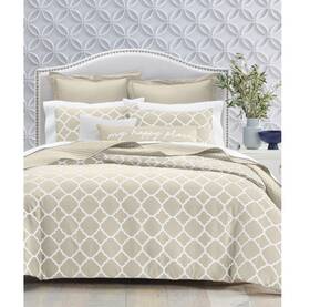 Charter Club 194145062709 Damask Designs Geometric Dove 3-pc. Comforter Set King Nwt