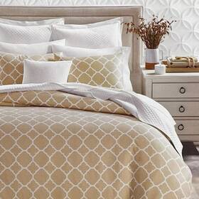 Charter Club 194145062716 Damask Designs Duvet Set 2 Pc Geo Inverted Twin