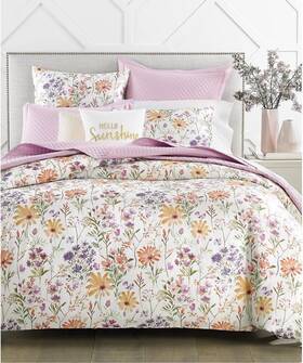 Charter Club 733003931605 Damask Designs Wildflowers King Comforter Set Multi