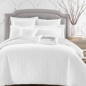 Charter Club 766370416185 Damask Designs Woven Tile 3-pc Comforter Set Full/queen