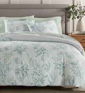 Charter Club Damask 194145646268 Eucalyptus Garden Full Queen Comforter Set Green 3 Pc 200