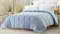13217176444 Cherry Hill Collections Lt Blue King Oversized Down Alternative Comforter Microfiber Polyester Fill