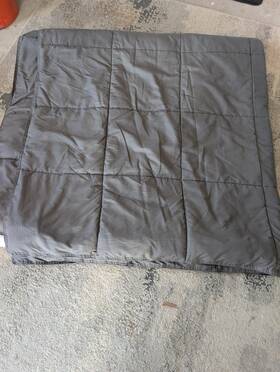 41855cn Chezmoi Collection Full/queen Gray Quilted Polyester Comforter 88x88 In