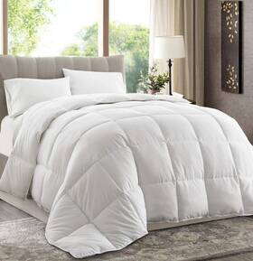 Chezmoi Collection 840079115959 All Season Down Alternative Comforter - Plush Microfiber Fill Box Stitch Qu
