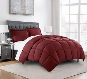 Chezmoi Collection 840079140784 3-piece Down Alternative Comforter Set - Lightweight All Seasons Luxurious Br