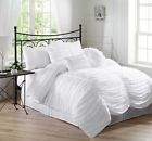 Chezmoi Collection Comforter Set Queen Size 7 Piece Bedding Luxury Soft Modern Design New 733281574433