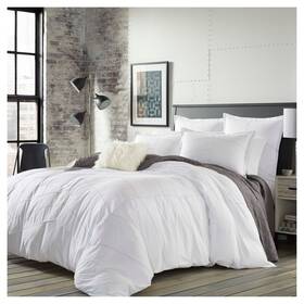 52596804 City Scene White Courtney Comforter Set Full/queen -