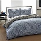 Cmtkdic6548101 Fast Furnishings Twin Size Cotton Comforter Set With Blue Gray