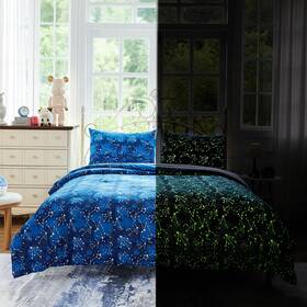 B0d7sb3yzk Cokouchyi Twin Comforter Sets For Boys Girls Glow In The Dark Kids Bedding