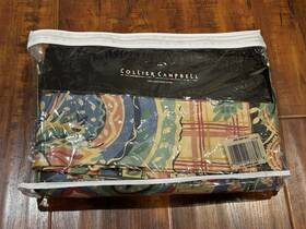 Collier Campbell 028828277848 Vintage 1990 S Gypsy Dance 63x86 Inch Twin Comforter Cover - Nos