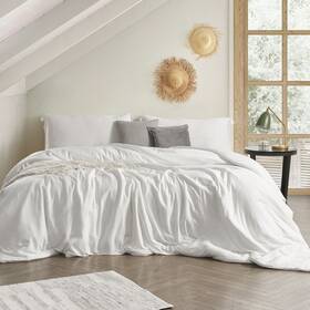 Coma Inducer 843249103268 Cooler Than Cool - Oversized Comforter Set Real White