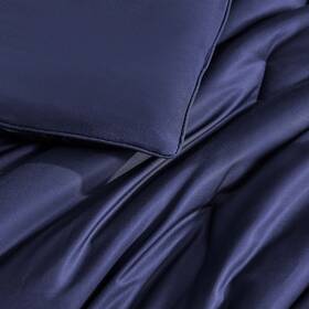 Coma Inducer 843249104340 Bamlin Butter - Oversized Cooling Comforter Set Navy Eclipse