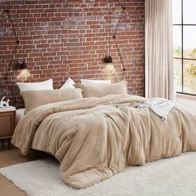 Coma Inducer 843249112529 Git Cozy - Oversized Comforter Set Warm Taupe