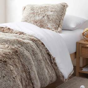 Coma Inducer 843249128414 Are You Kidding - Oversized Comforter Set Frosted Clay Taupe Twi