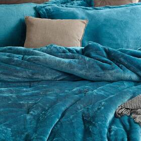 Coma Inducer 843249131896 Me Sooo Comfy - Oversized Comforter Set Ocean Depths Teal King