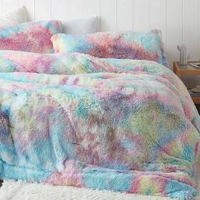 Coma Inducer 843249136372 Unicorn Dreamz - Oversized Comforter Set Buttercup Rainbow Queen