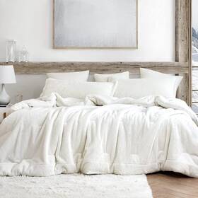 Coma Inducer 843249137713 Chunky Bunny - Oversized Comforter Set Farmhouse White Queen