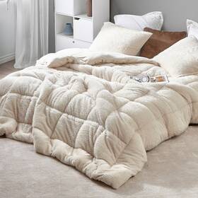 Coma Inducer 843249142373 Corn Silk - Oversized Comforter Popcorn Caramel Twin Xl