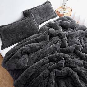 Coma Inducer 843249152716 Original Plush Charcoal Oversized Comforter King Only Ki