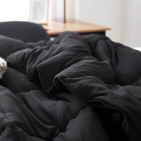 Coma Inducer 843249195652 Better Than Butter - Oversized Comforter Set Black