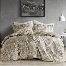 Comfort Spaces 022164335651 Twin Comforter Set - Taupe Dorm Bedding For All Season Ultra Soft 2 Pieces R