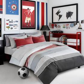 Comfort Spaces 086569030733 Twin Xl Comforter Sets With Sheets - Bed In A Bag 6 Pieces Teen Bedding
