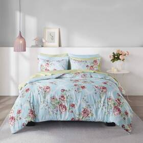 Comfort Spaces 086569439581 Bed In A Bag - Trendy Casual Design Cozy Comforter With Complete Sheet Set Wi